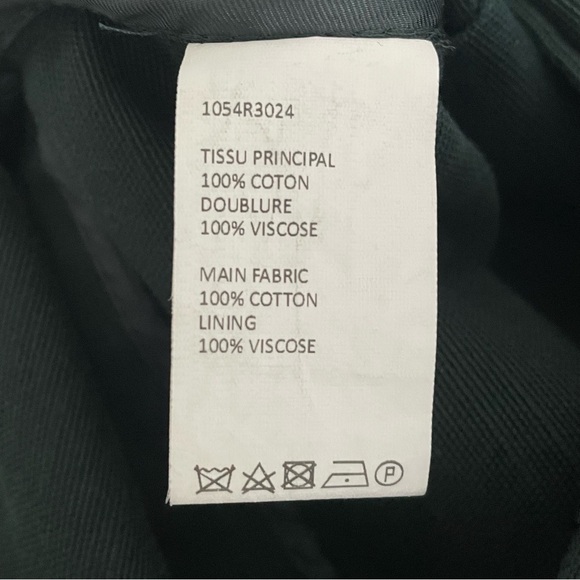 Carven Dexter Shift Dress dark green sleeveless cotton Sz: 40 Eur (US M / 12) - Picture 11 of 12